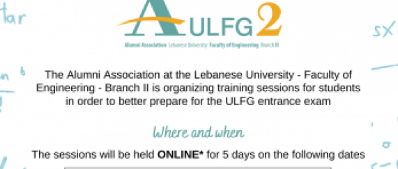 AULFG2 training sessions for entrace exam 2021-2022